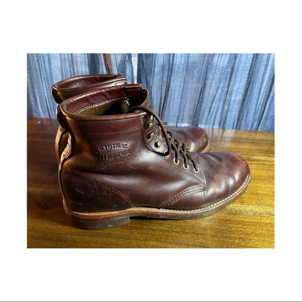Chippewa boots.